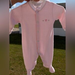 Kissy Kissy Pink Gingham Kids One Piece Newborn
